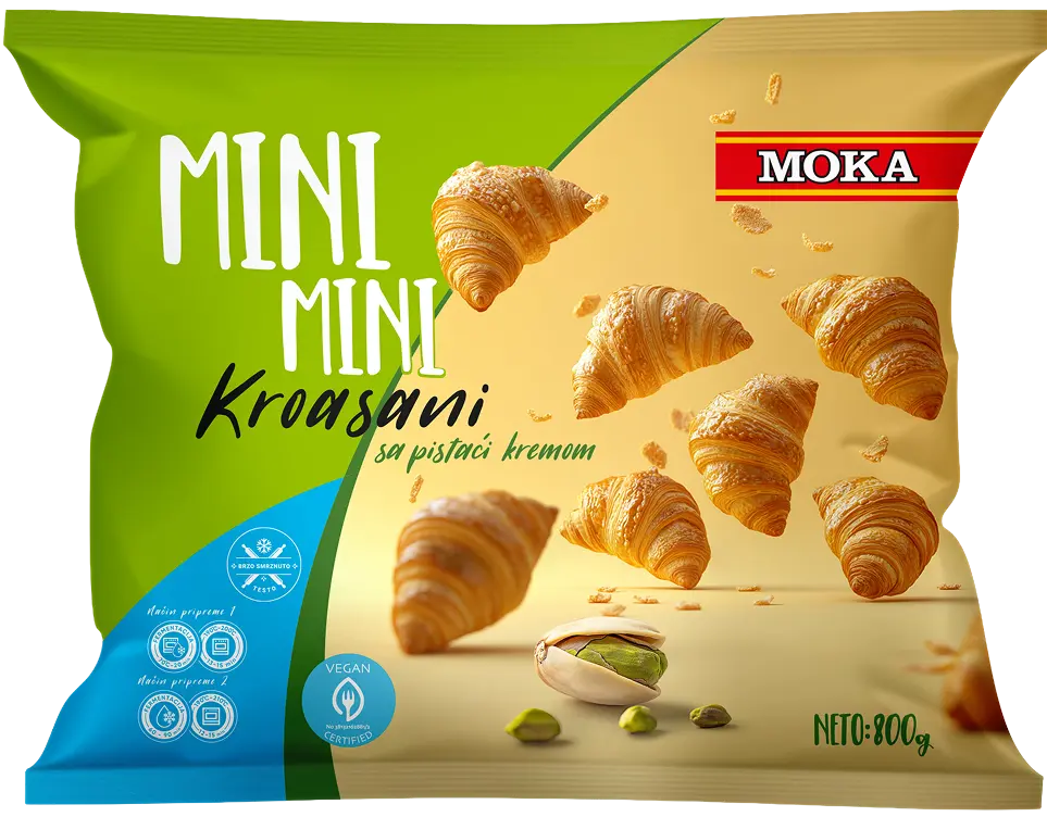 Mini Kroasan sa Pistaći kremom
